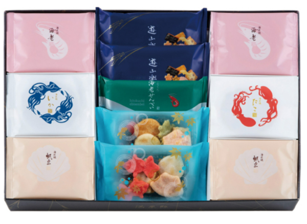 【預購】満果惣 夏季限定 吹季金魚 和菓子 綜合煎餅 米果禮盒 日本代購 伴手禮:圖片 9