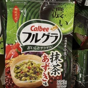 【現貨】Calbee卡樂比麥片 抹茶紅豆 水果穀物麥片 550g