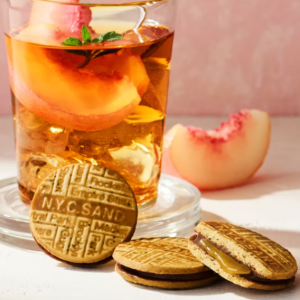 【預購】 NYC Sand 紐約蜜桃焦糖茶夾心餅乾 8入 桃子 伯爵茶 日本代購 禮盒 日伴手禮