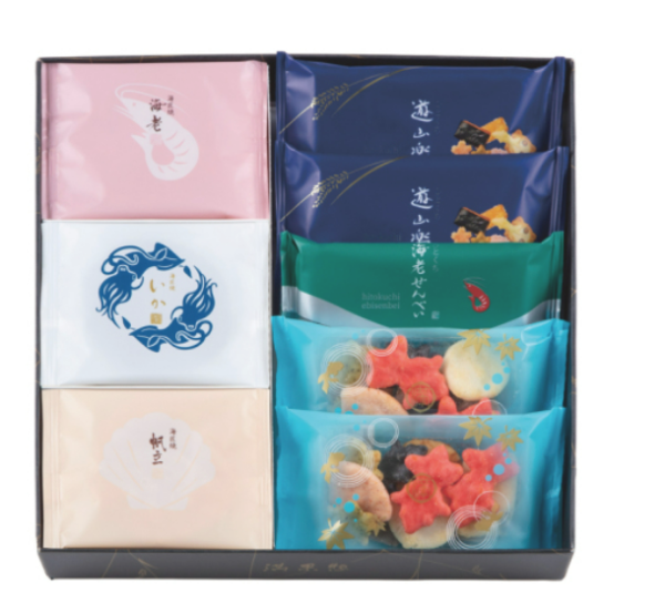 【預購】満果惣 夏季限定 吹季金魚 和菓子 綜合煎餅 米果禮盒 日本代購 伴手禮:圖片 8